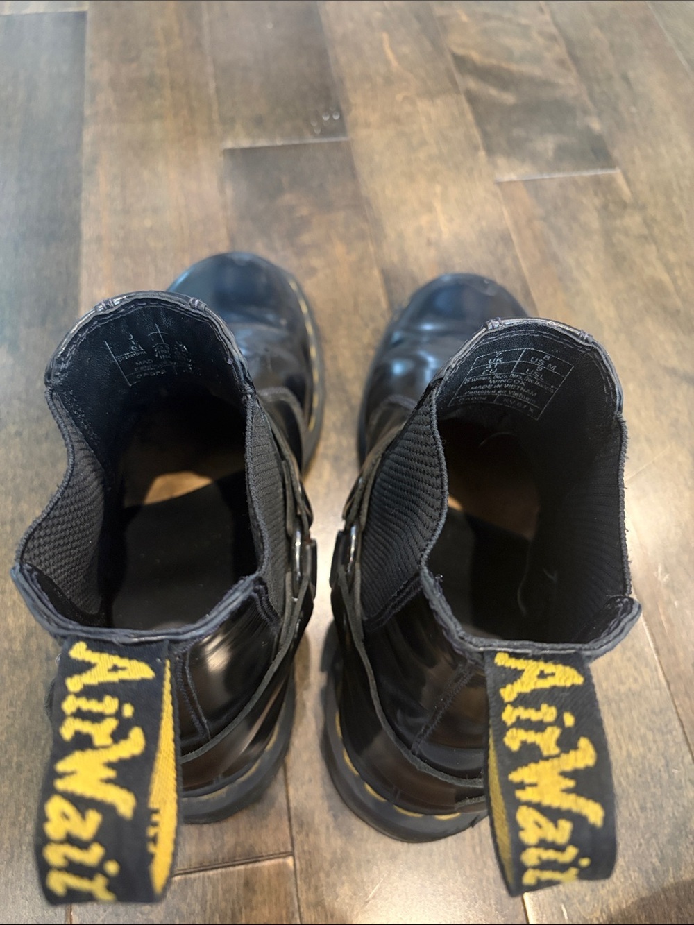 Dr. Martens Black Leather Harness Chelsea Boots - Picture 6 of 10